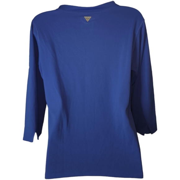 Columbia Performance Fishing Gear OmniShade Sun Protection 3/4 Length Sleeve Top - Picture 3 of 3